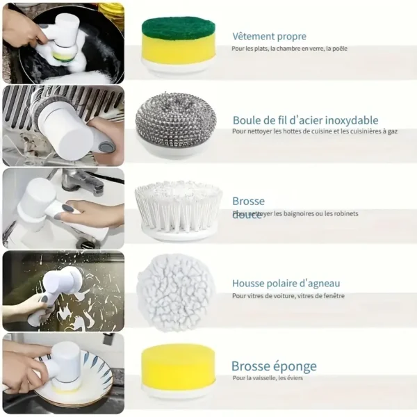 Ensemble de brosses de nettoyage – Image 3