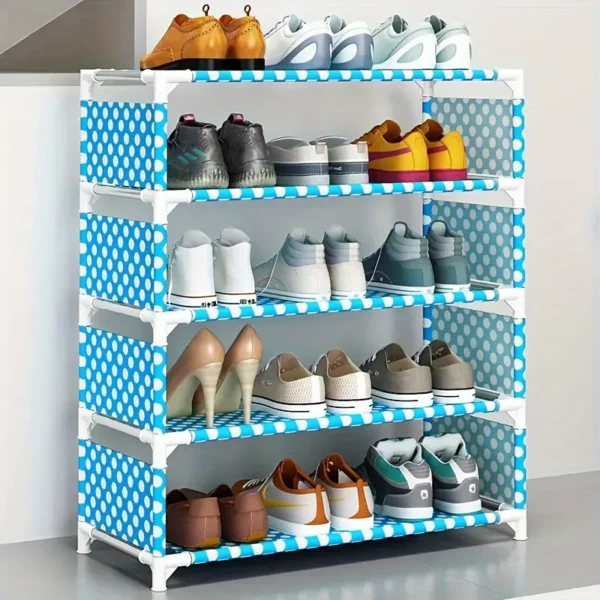 1pc Étagère à Chaussures Métallique – Image 2