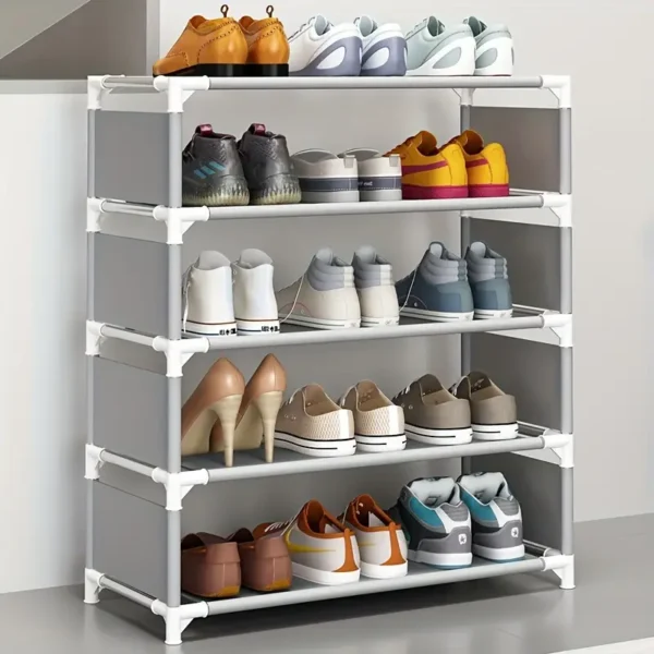 1pc Étagère à Chaussures Métallique – Image 3