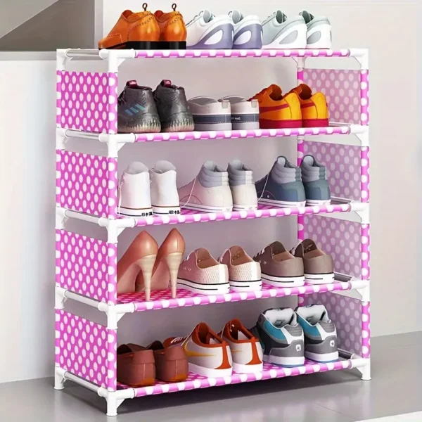 1pc Étagère à Chaussures Métallique – Image 5