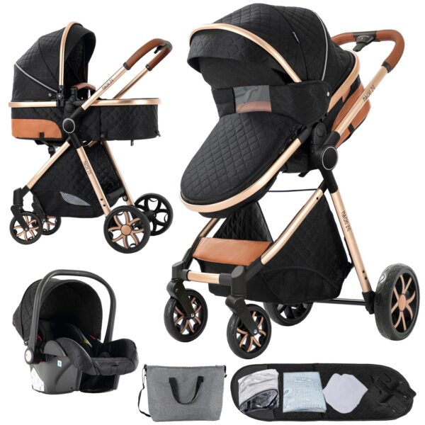 Poussette bébé 3 en 1