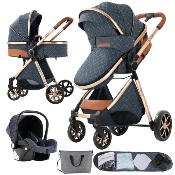 Poussette bébé 3 en 1 – Image 2