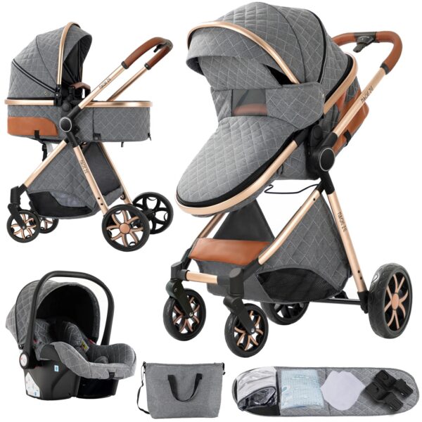 Poussette bébé 3 en 1 – Image 5